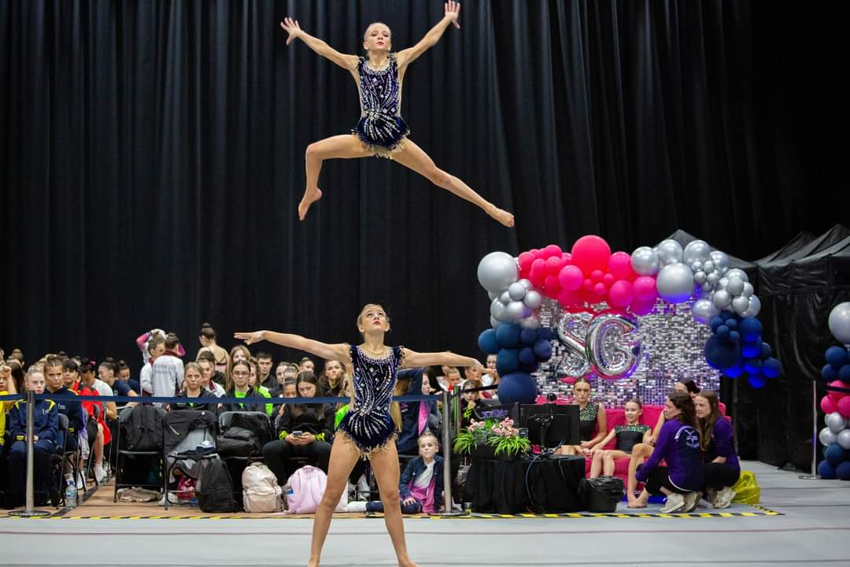Image of Gymnastic Success at the                                    Spelthorne Acro Cup Competition