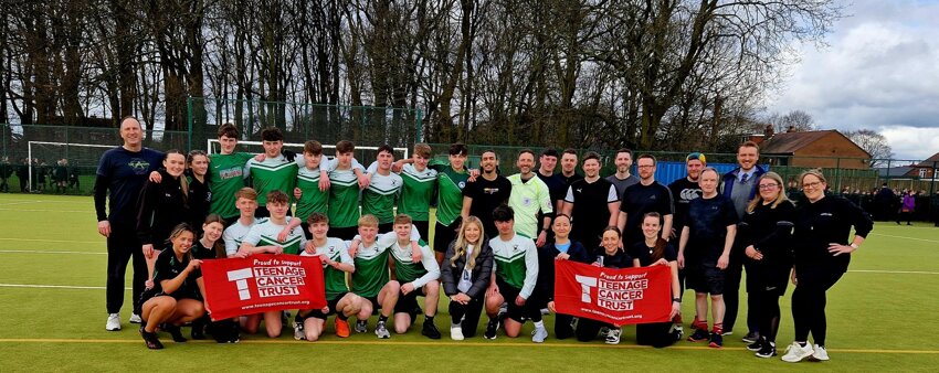 Image of Y11 v Staff Football Match for Teenage Cancer Trust 